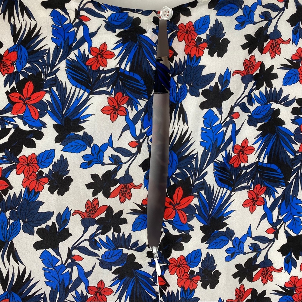 Milly Floral Silk Dress - Picture 8 of 12